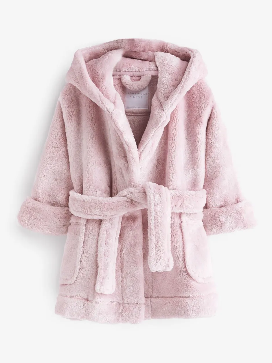 Kamerjassen|Next - Zacht aanvoelende fleece kamerjas (9 mnd-16 jr) Roze