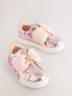 Sneakers|Baker by Ted Baker - - Organza Corsage sneakers voor meisjes Roze bloemen