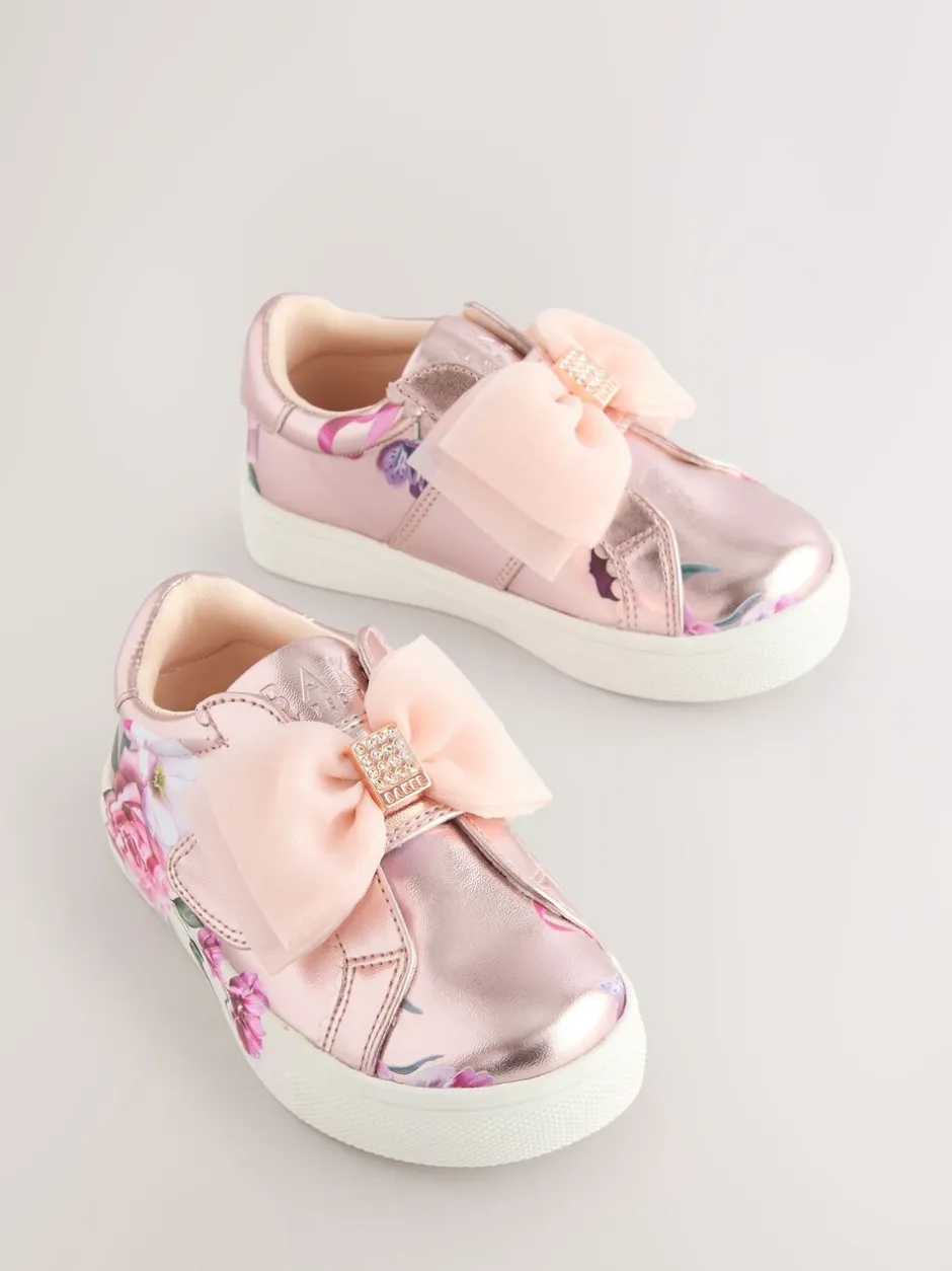 Sneakers|Baker by Ted Baker - - Organza Corsage sneakers voor meisjes Roze bloemen