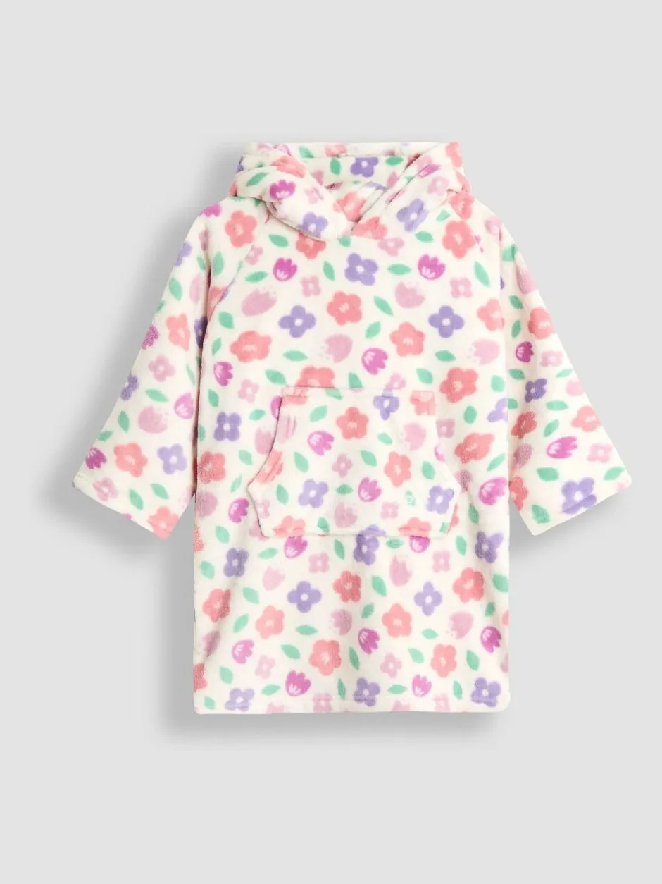 Kamerjassen*Jojo Maman Bébé - Cosy Hooded Blanket Roze bloemen