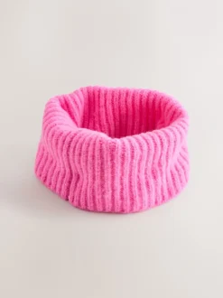Mutsen, Handschoenen En Sjaals*Next Roze bloemetjes - Chunky ribgebreide colsjaal (1-16jr)