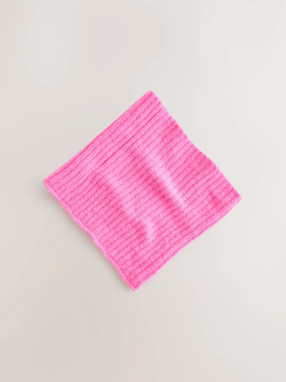 Mutsen, Handschoenen En Sjaals*Next Roze bloemetjes - Chunky ribgebreide colsjaal (1-16jr)