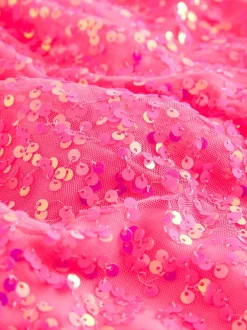 Shorts En Rokken|Next - Rok met lovertjes (3-16 jr) Roze bloemetjes