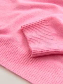 Gebreide Kleding|Next Roze bloemetjes - Superzachte trui met ronde hals en lange mouwen