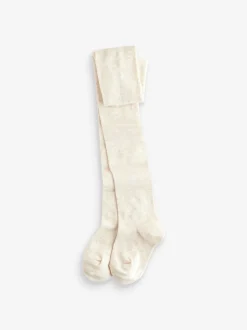 Sokken En Panty's|Sokken En Panty's*Next - Set van 3 katoenrijke tights Roze crème en donkergrijs