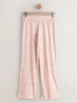 Pyjama's|Alle Nacht- En Loungekleding|Next - Short Sleeve Pyjamas 2 Pack Roze en blauw gebloemd