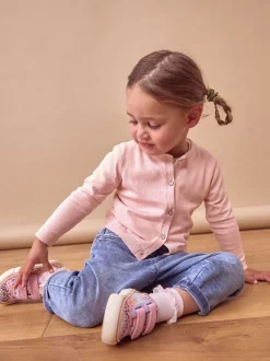 Gebreide Kleding|Next Roze gemêleerd - Vest (3 mnd-10 jr)