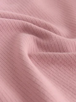 Nachtkleding En Pyjama's|Pyjama's|Next - Behaaglijke joggingpyjama (3-16jr) Roze geribbeld