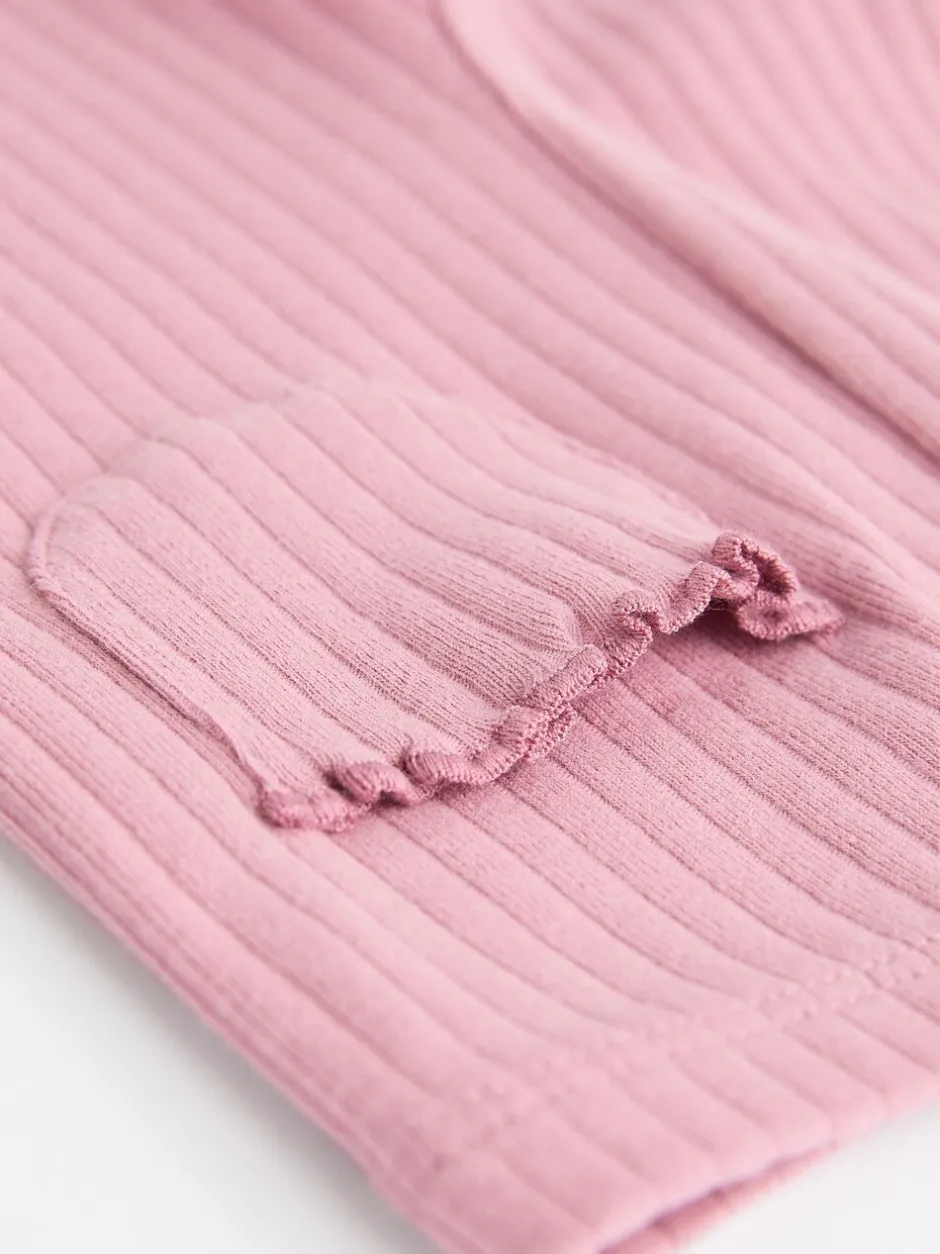 Multipacks|Broeken En Leggings|Next Roze geribbeld - Verpakking van 4 babyleggings (0 mnd -2 jr)