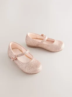 Gelegenheidskleding|Next Roze glitter - Mary Jane gelegenheidsschoenen voor bloemenmeisjes