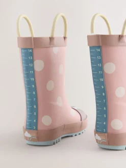Laarzen|Next Roze lieveheersbeestje - Laarzen met handgreep