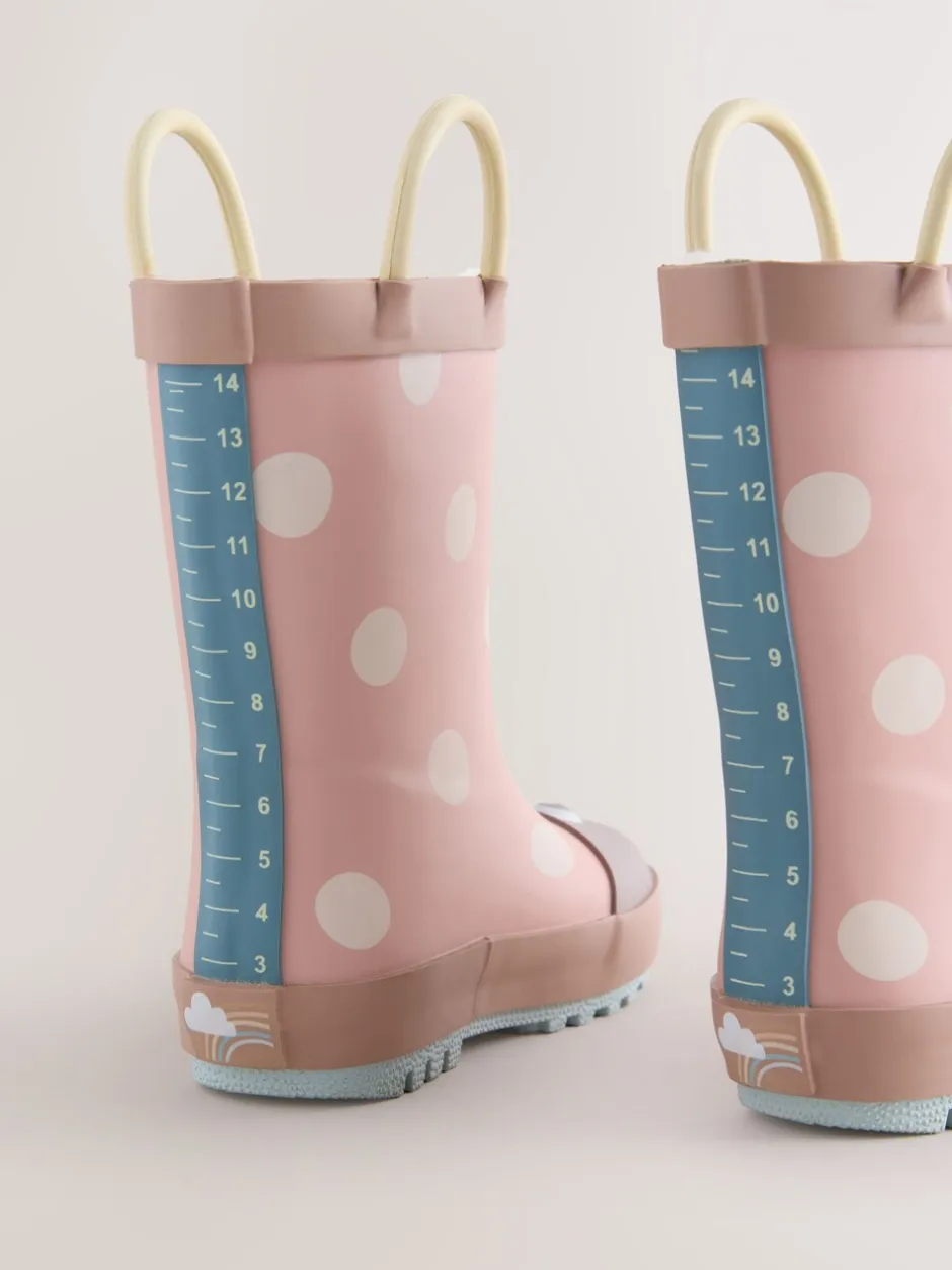 Laarzen|Next Roze lieveheersbeestje - Laarzen met handgreep