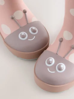 Laarzen|Next Roze lieveheersbeestje - Laarzen met handgreep