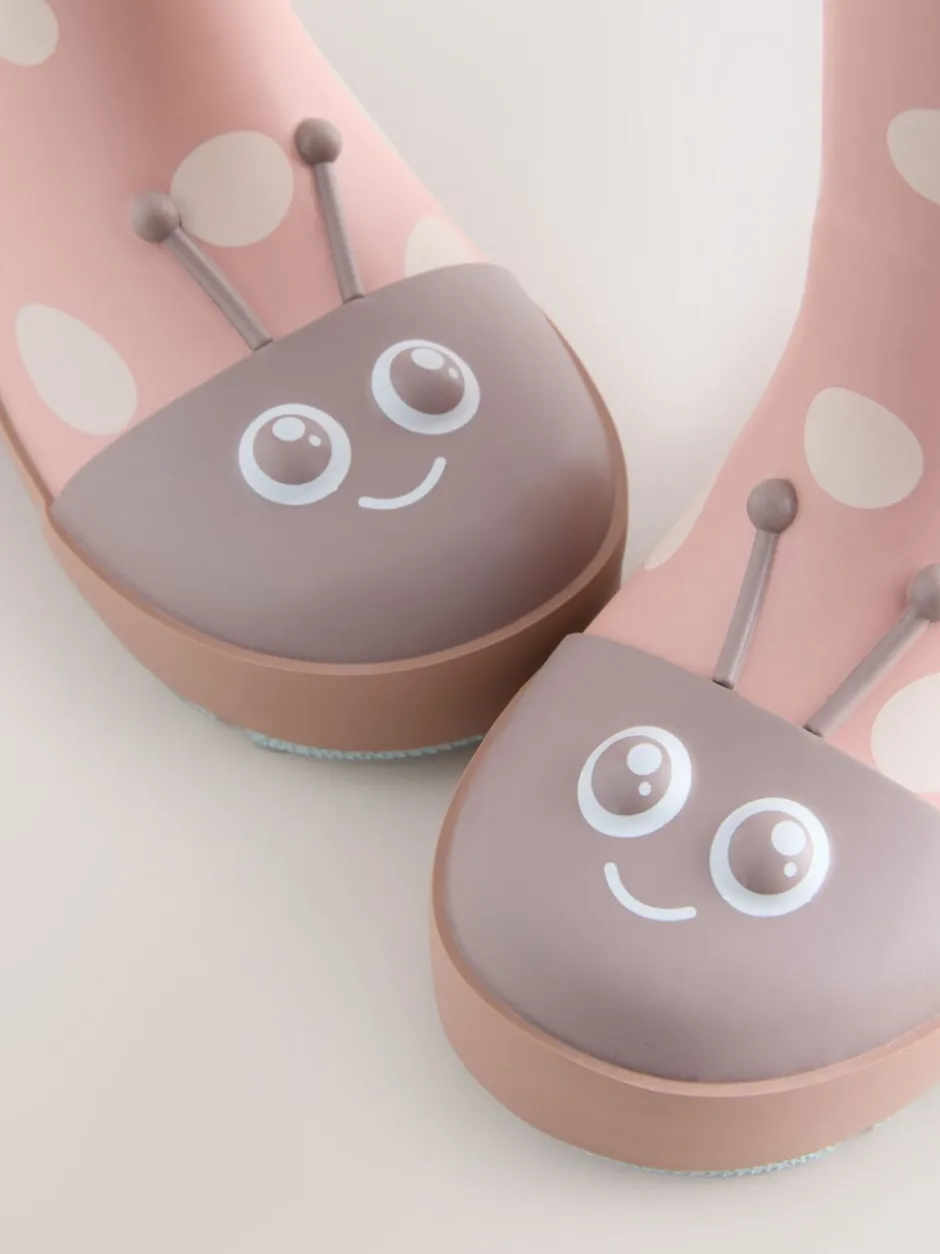 Laarzen|Next Roze lieveheersbeestje - Laarzen met handgreep