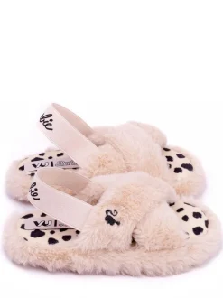 Pantoffels*Vanilla Underground - Fluffy Slippers Roze met Barbie