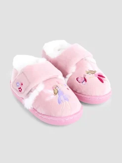 Pantoffels|Jojo Maman Bébé - - Pantoffelschoenen met eenhoorn Roze met elfjes