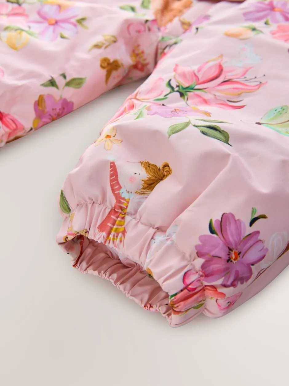 Jassen, Jacks En Kinderwagenpakjes|Jassen En Jacks*Next - Waterdicht sneeuwpak met print (3mnd-7jr) Roze met elfjes