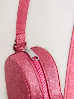 Tassen*Next Roze met hartjesprint - Cross Body Nolvetly Heart Party Bag
