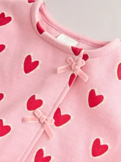 Tops|Sets En Combisets|Next Roze met hartjesprint - Top & Leggings Set 2 Piece (0mths-2yrs)