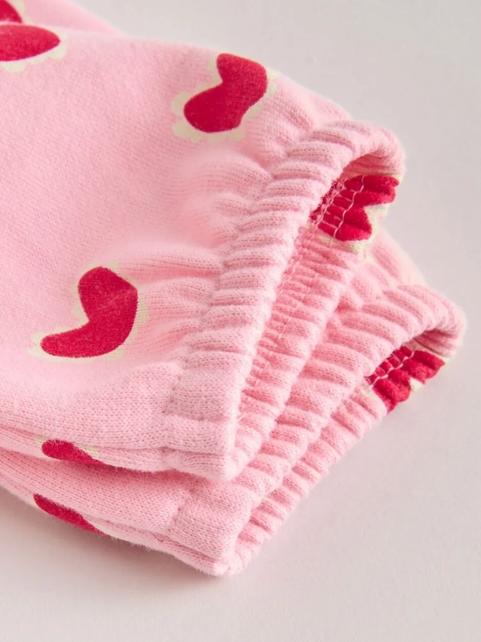 Tops|Sets En Combisets|Next Roze met hartjesprint - Top & Leggings Set 2 Piece (0mths-2yrs)