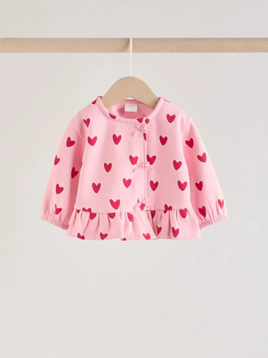 Tops|Sets En Combisets|Next Roze met hartjesprint - Top & Leggings Set 2 Piece (0mths-2yrs)