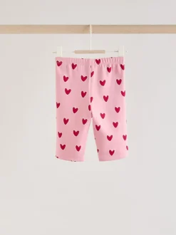 Tops|Sets En Combisets|Next Roze met hartjesprint - Top & Leggings Set 2 Piece (0mths-2yrs)