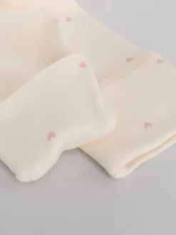 Multipacks|Babypakjes En Babypyjama's*Next Roze met hartjesprint - Verpakking van 3 babypyjama's met tweewegrits (0-2jr)