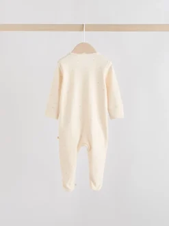Multipacks|Babypakjes En Babypyjama's*Next Roze met hartjesprint - Verpakking van 3 babypyjama's met tweewegrits (0-2jr)