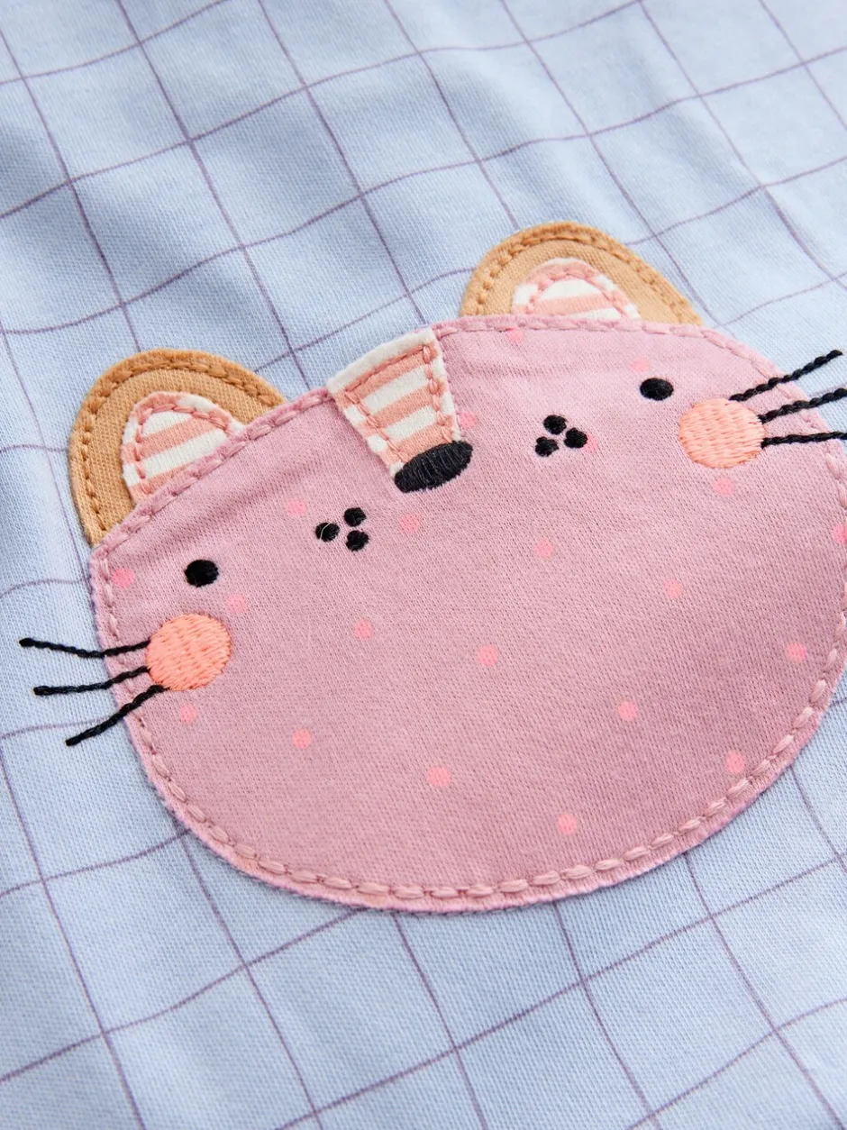 Babypakjes En Babypyjama's|Next Roze met karakteristieke dierenprint - Verpakking van 5 babyslaappakjes met tweewegrits (0 mnd - 3 jr)