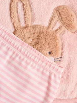 Sets En Combisets|Truien En Breisels|Next - 2 -delige Set van Fleece Tops en Leggings voor Baby''s (0mnd-2jr) Roze met konijnen