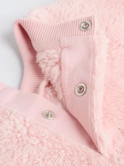 Sets En Combisets|Truien En Breisels|Next - 2 -delige Set van Fleece Tops en Leggings voor Baby''s (0mnd-2jr) Roze met konijnen