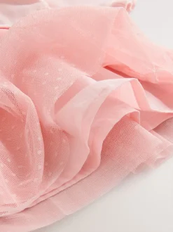 Gelegenheidskleding|Jurken*Next Roze met konijnen - Gebreide tweedelige babyjurk (0mnd-2jr)