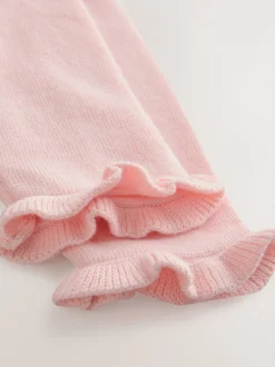 Gelegenheidskleding|Jurken*Next Roze met konijnen - Gebreide tweedelige babyjurk (0mnd-2jr)