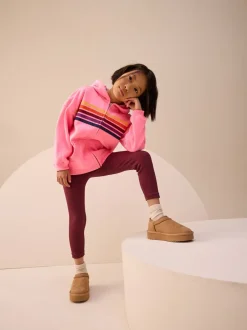 Sweaters En Hoody´S*Next Roze met meerdere strepen - Hoodie met doorlopende rits (3-16 jr)