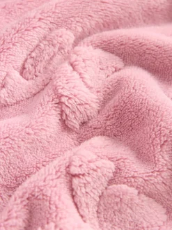 Nachtkleding En Pyjama's|Pyjama's*Next - Fleece Jacquard Pyjama's Set 2 Pieces (2-16jr) Roze met strik