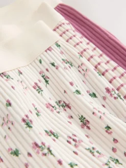 Nachtkleding En Pyjama's|Pyjama's|Next - Verpakking van 3 pyjama's met joggingbroek (3-16 jr) Roze met vrolijke bloemenprint