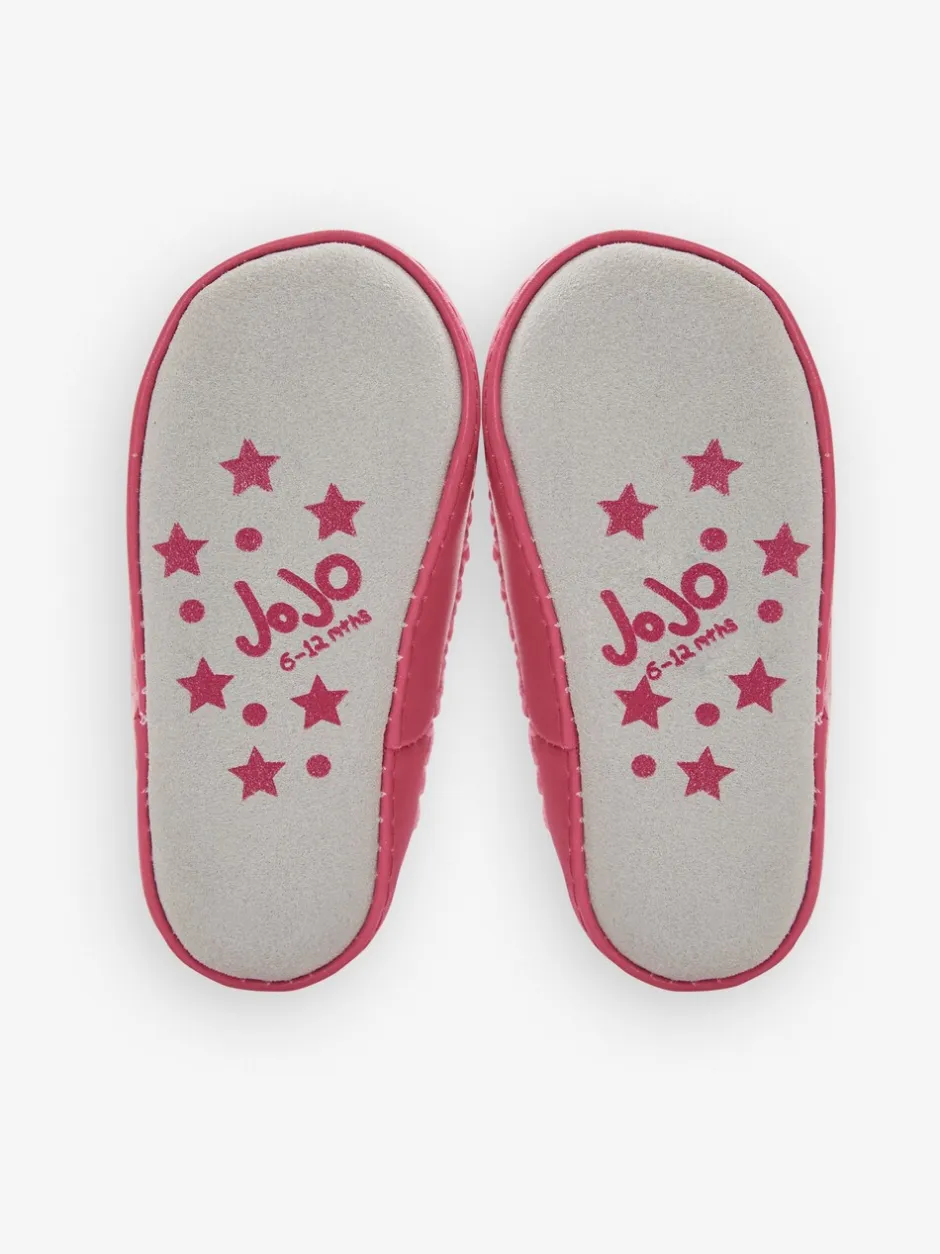Pantoffels|Jojo Maman Bébé - moccasin pantoffelsokken Roze muis