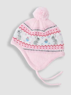 Mutsen, Handschoenen En Sjaals|Jojo Maman Bébé - - Fairisle-muts Roze muis