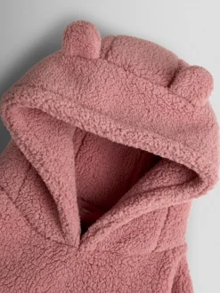 Kamerjassen*Jojo Maman Bébé - Cosy Hooded Blanket Roze muis
