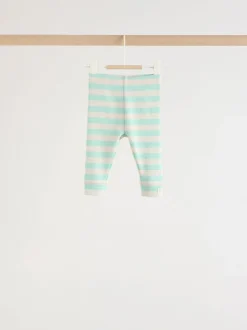 Tops|Sets En Outfits|Next Roze streep - 6 -delige set van top met lange mouwen en leggings (0mnd -3jr)