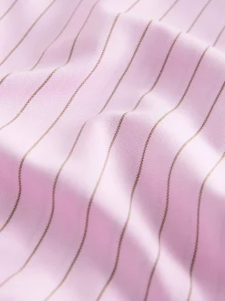 Shirts|Next Roze streep - Strijkvrij Oxford overhemd met knopen