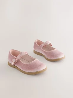 Gelegenheidskleding*Next - Mary Jane-schoenen Roze velours
