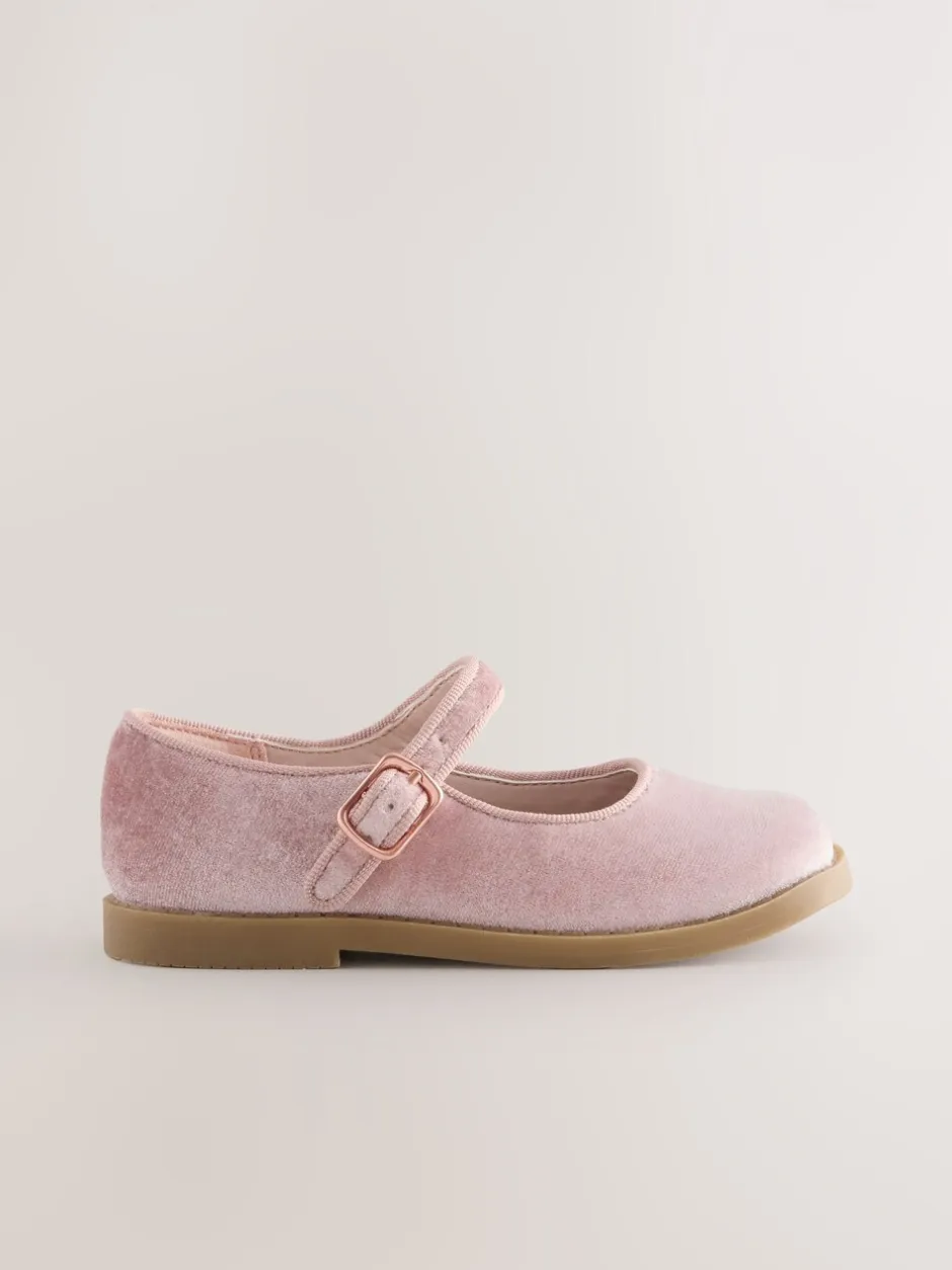 Gelegenheidskleding*Next - Mary Jane-schoenen Roze velours