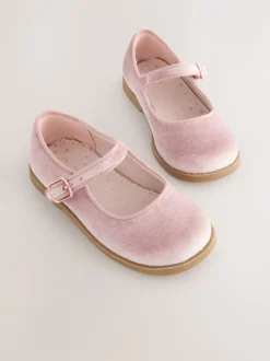Gelegenheidskleding*Next - Mary Jane-schoenen Roze velours