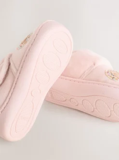 Pantoffels|Next - Pantoffels met antislip-zool Roze vlinders