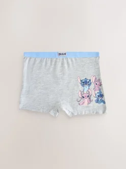 Alle Ondergoed|Next Roze/blauw - Disney Stitch en Angel shorts 5 -pack (2-16jr)