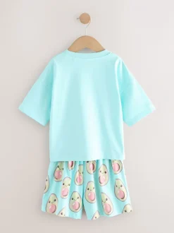Nachtkleding En Pyjama's|Pyjama's|Next Roze/blauw - Set van 3 pyjama's (3-16 jr)