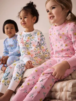 Nachtkleding En Pyjama's|Pyjama's*Next - Verpakking van 3 knusse pyjama's (9 mnd-16 jr) Roze/blauw