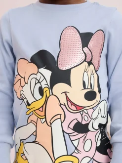 Nachtkleding En Pyjama's|Pyjama's|Next Roze/blauw/wit - Minnie Mouse knusse pyjama's verpakking van 3 (9mnd -12jr)