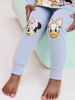 Nachtkleding En Pyjama's|Pyjama's|Next Roze/blauw/wit - Minnie Mouse knusse pyjama's verpakking van 3 (9mnd -12jr)